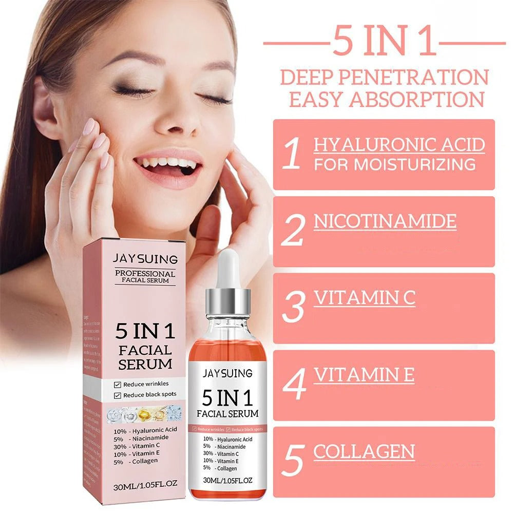 AVP PASSION: 5-in-1 Vitamin C & Hyaluronic Acid Facial Serum