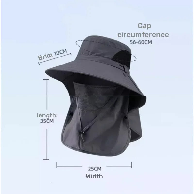 AVP PASSION: UV Protection Outdoor Fishing & Hiking Sun Hat