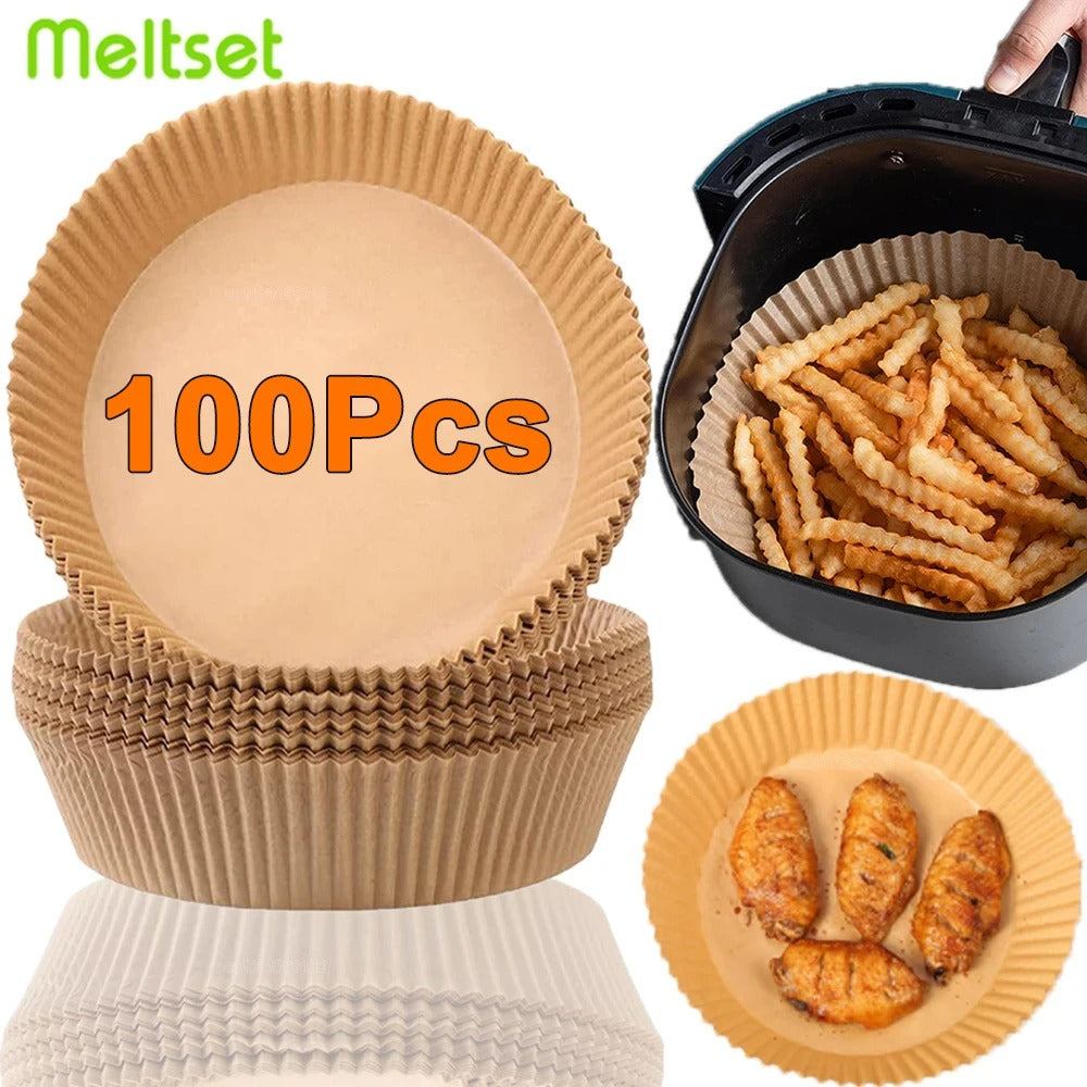 AVP PASSION: 50/100pcs Air Fryer Disposable Non-Stick Paper Liners
