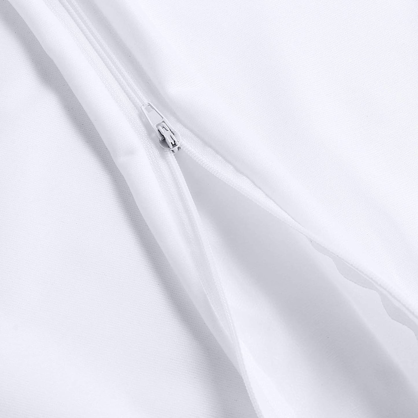 Lot de 2 Protège-Oreillers Imperméables avec Fermeture Éclair (50x70 cm)