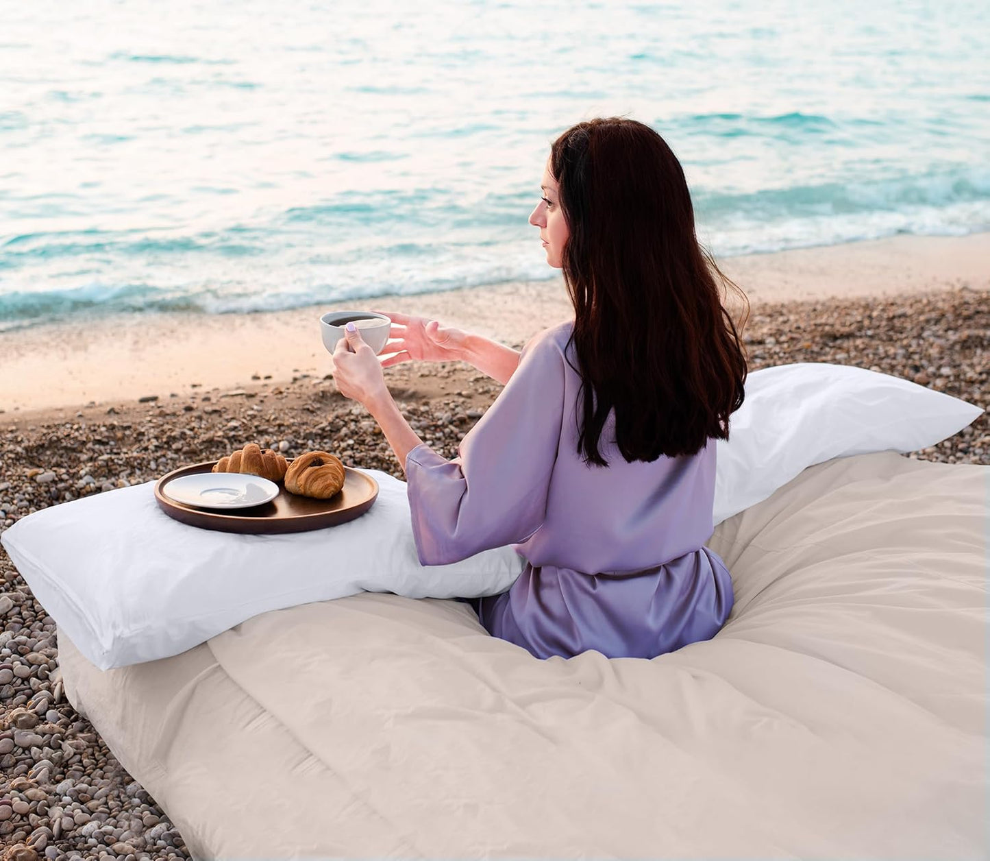 Lot de 2 Protège-Oreillers Imperméables avec Fermeture Éclair (50x70 cm)