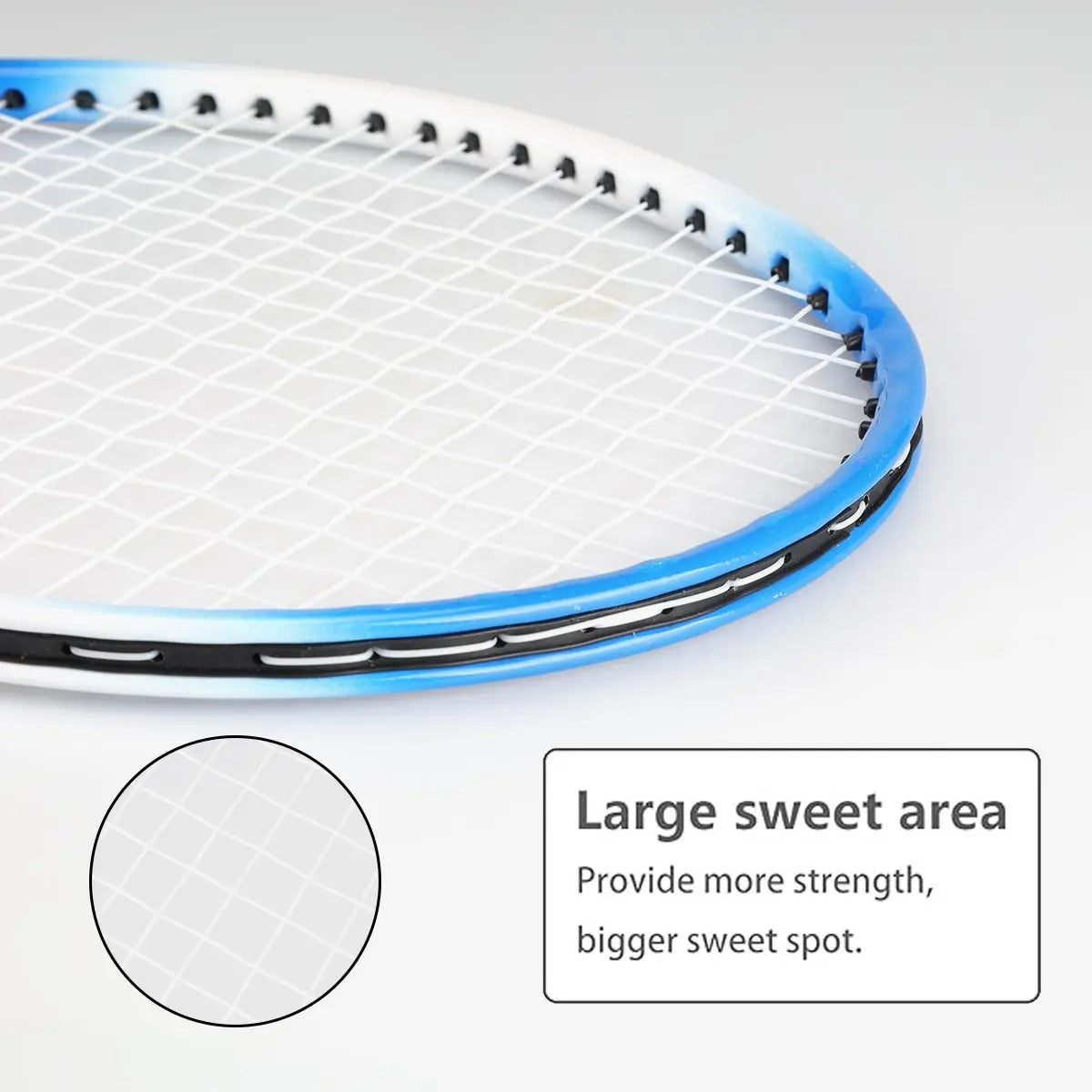 AVP PASSION: Beginner Tennis Racket Set (2pcs + Bag + Ball)