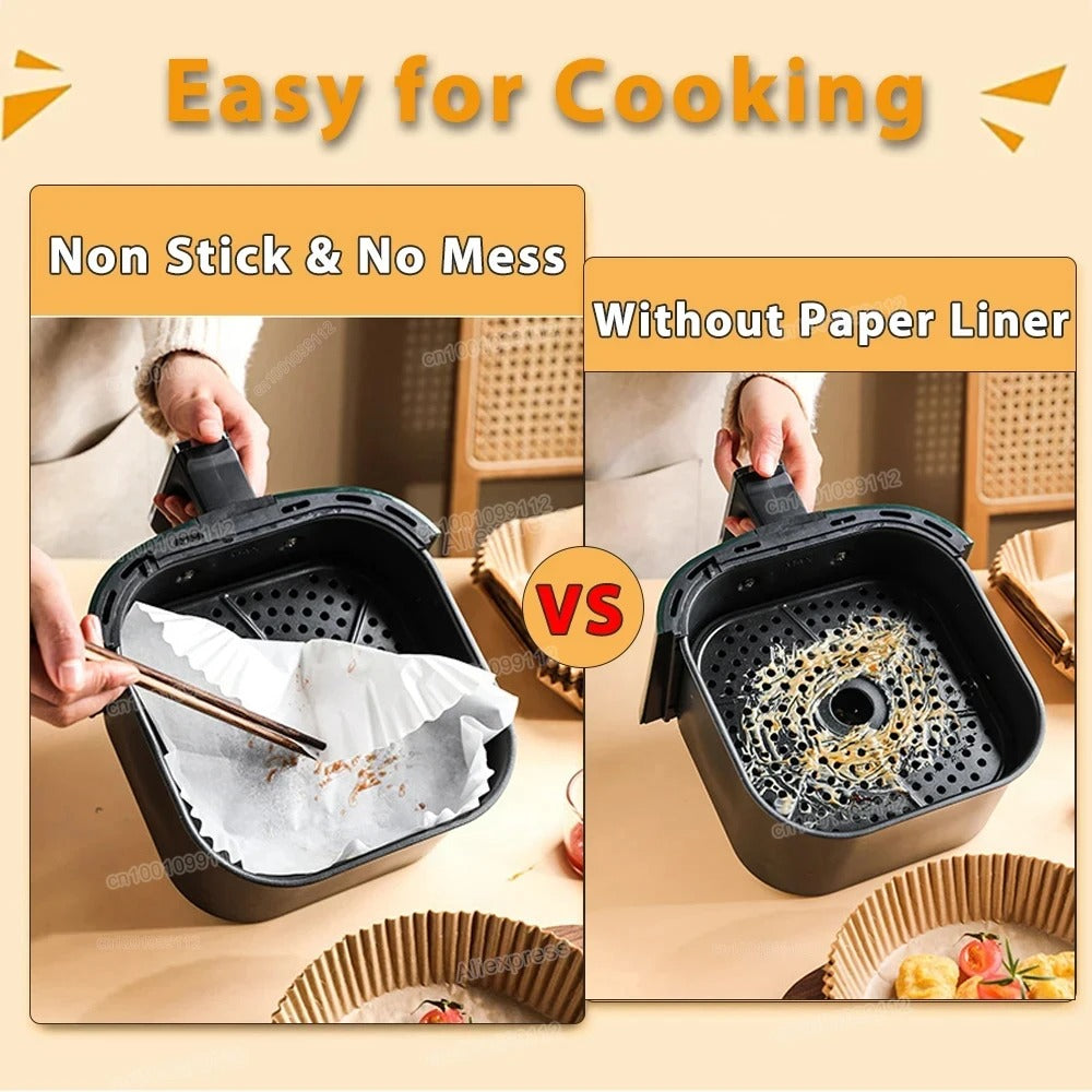 AVP PASSION: 50/100pcs Air Fryer Disposable Non-Stick Paper Liners