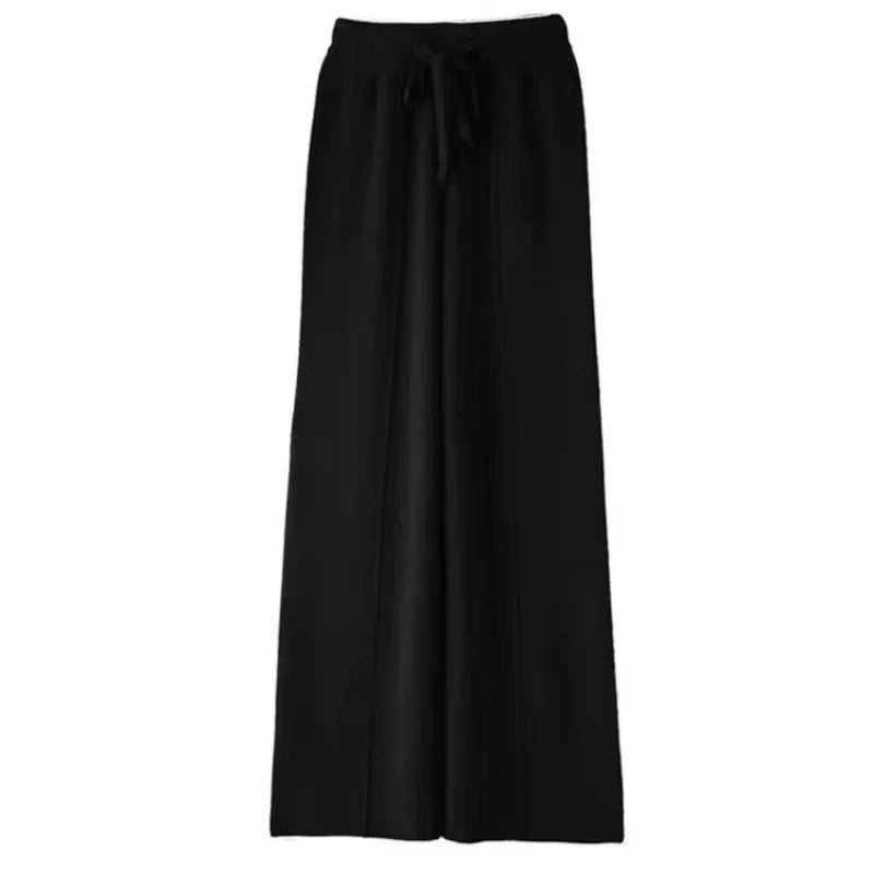 Pantalon Large Femme en Laine Mérinos – Doux & Chaud Automne/Hiver