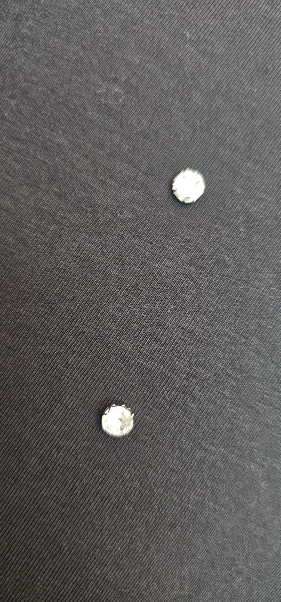 T-shirt Femme Perles – Noir – 100% Coton – Élégant et Décontracté – Taille Unique