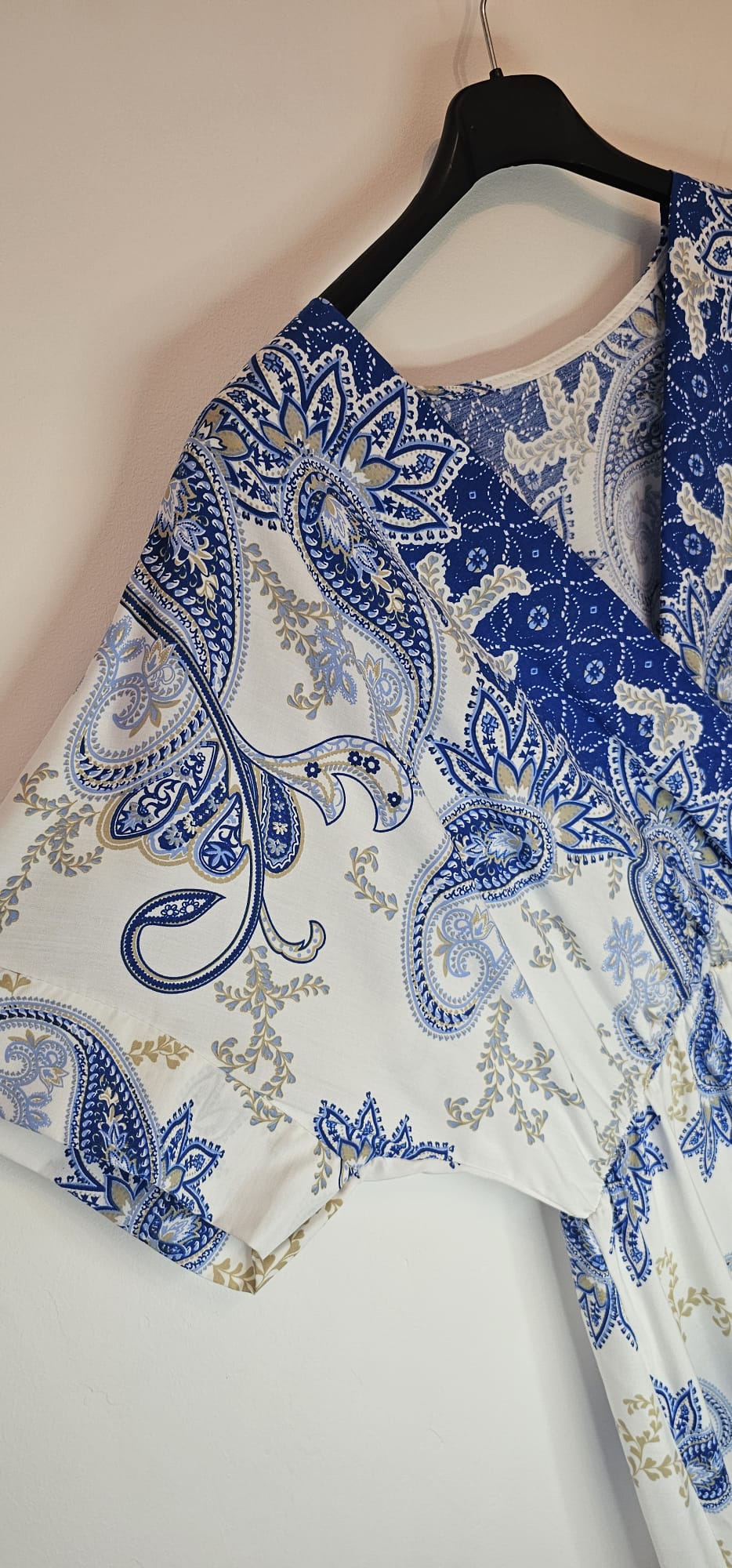 AVP PASSION Robe bohème femme grande taille florale mi-longue à volants