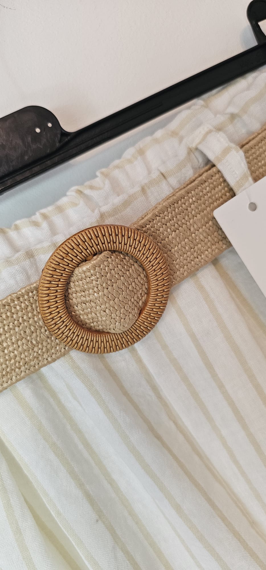 AVP PASSION Pantalon palazzo femme été coton lin ample fluide avec poches