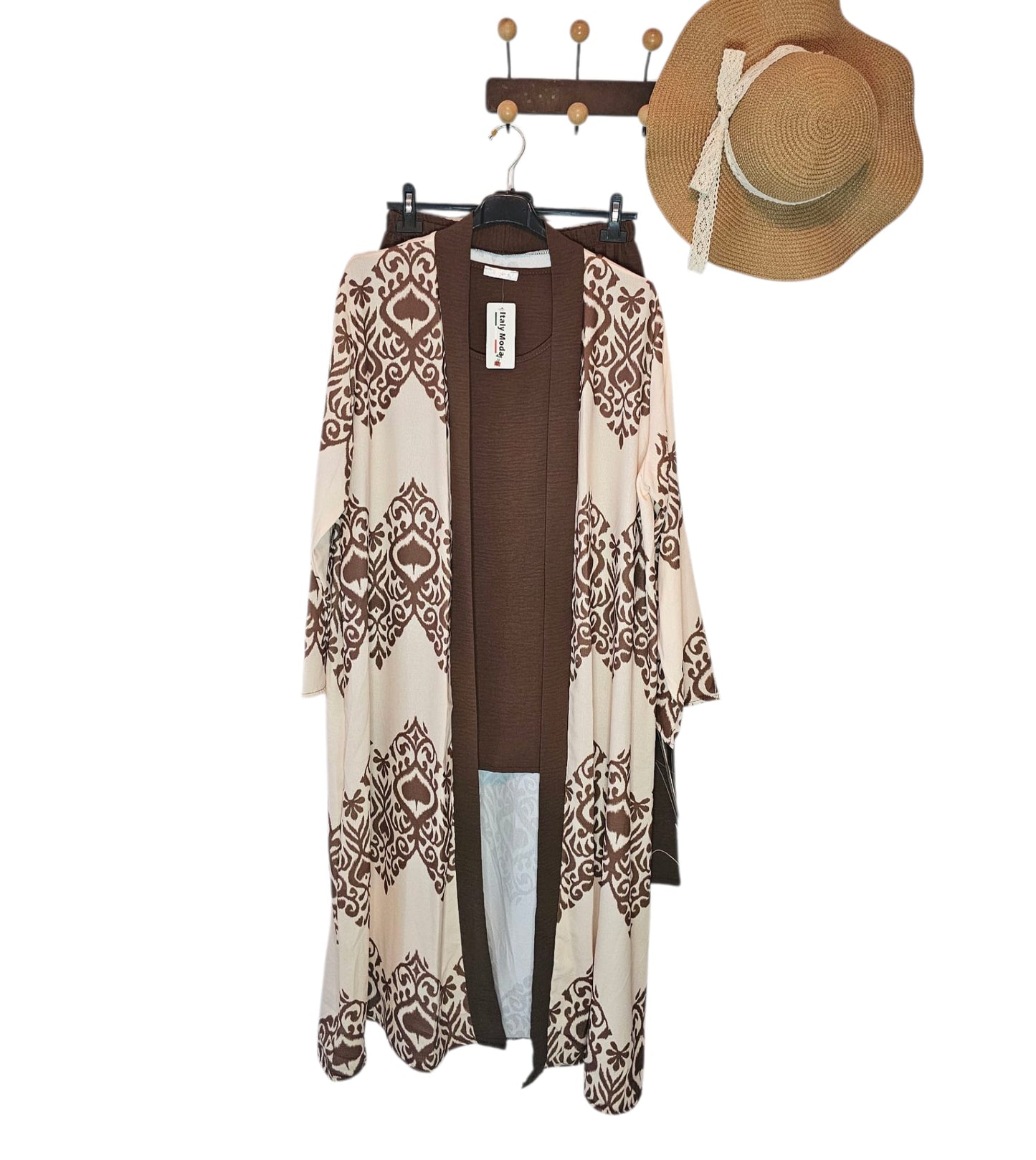 AVP PASSION – Ensemble 3 Pièces Kimono Imprimé