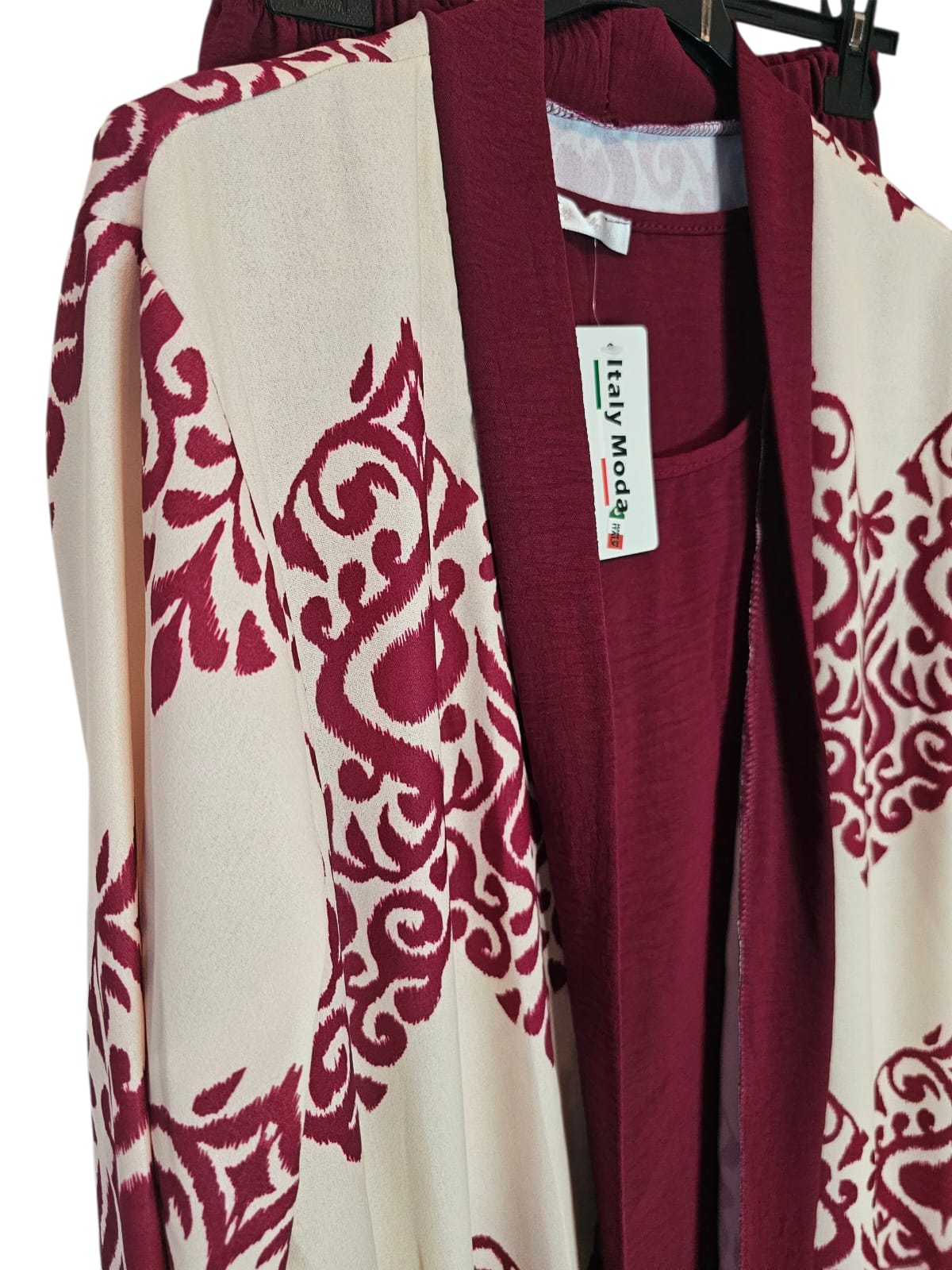 AVP PASSION – Ensemble 3 Pièces Kimono Imprimé