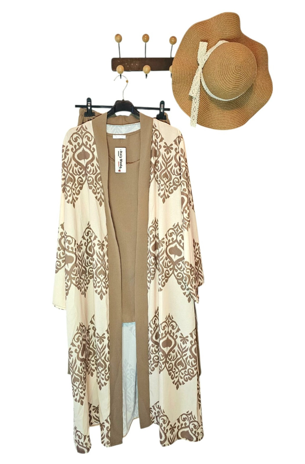 AVP PASSION – Ensemble 3 Pièces Kimono Imprimé