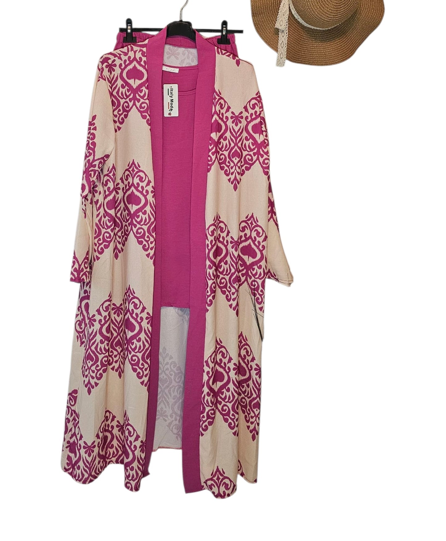 AVP PASSION – Ensemble 3 Pièces Kimono Imprimé