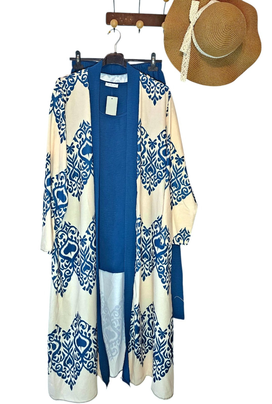 AVP PASSION – Ensemble 3 Pièces Kimono Imprimé