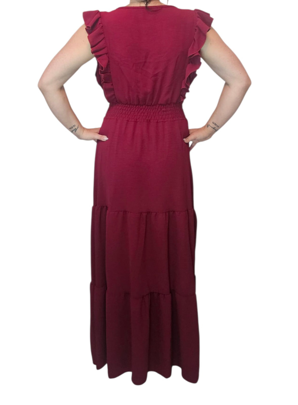 AVP PASSION – Robe Longue Ceinturée à Fente