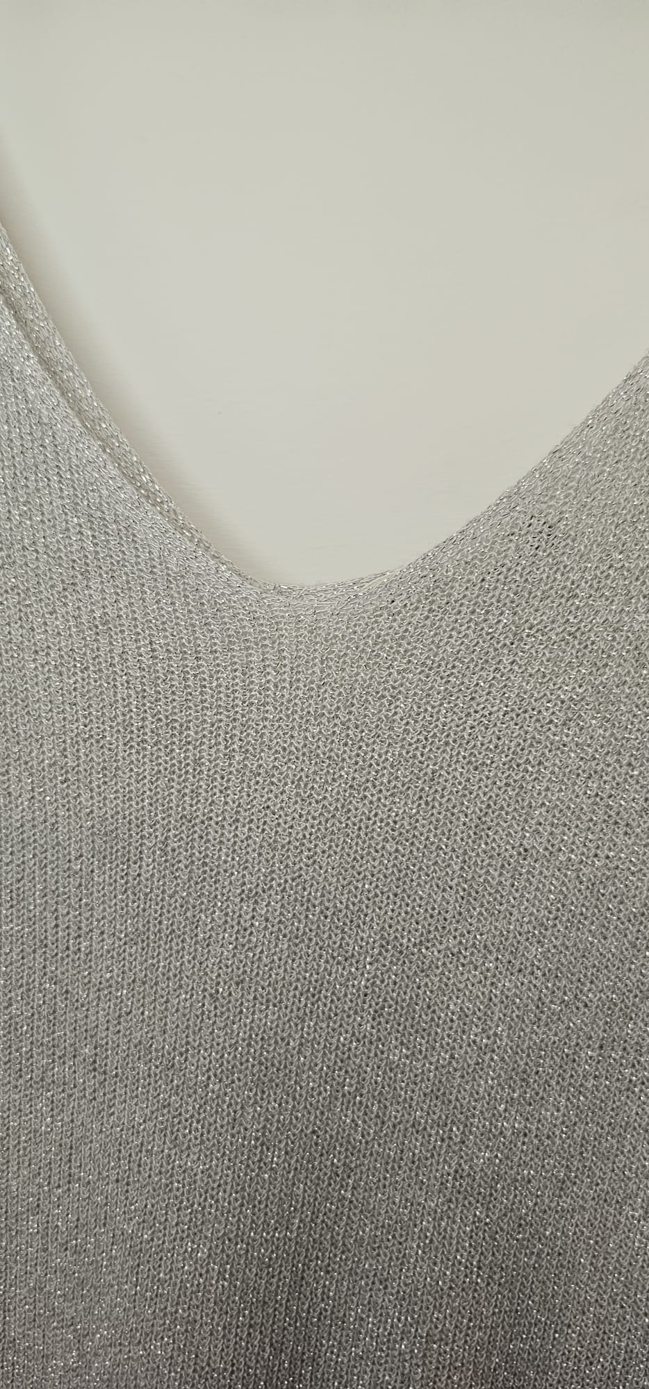 AVP PASSION Top brillant femme maille lurex fabriqué en Italie viscose polyester