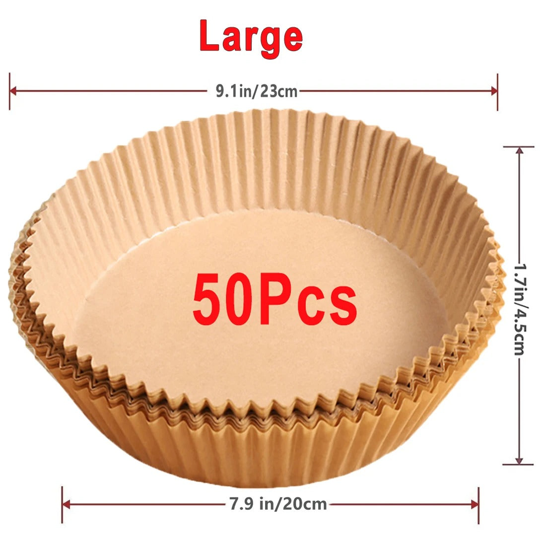 AVP PASSION: 50/100pcs Air Fryer Disposable Non-Stick Paper Liners