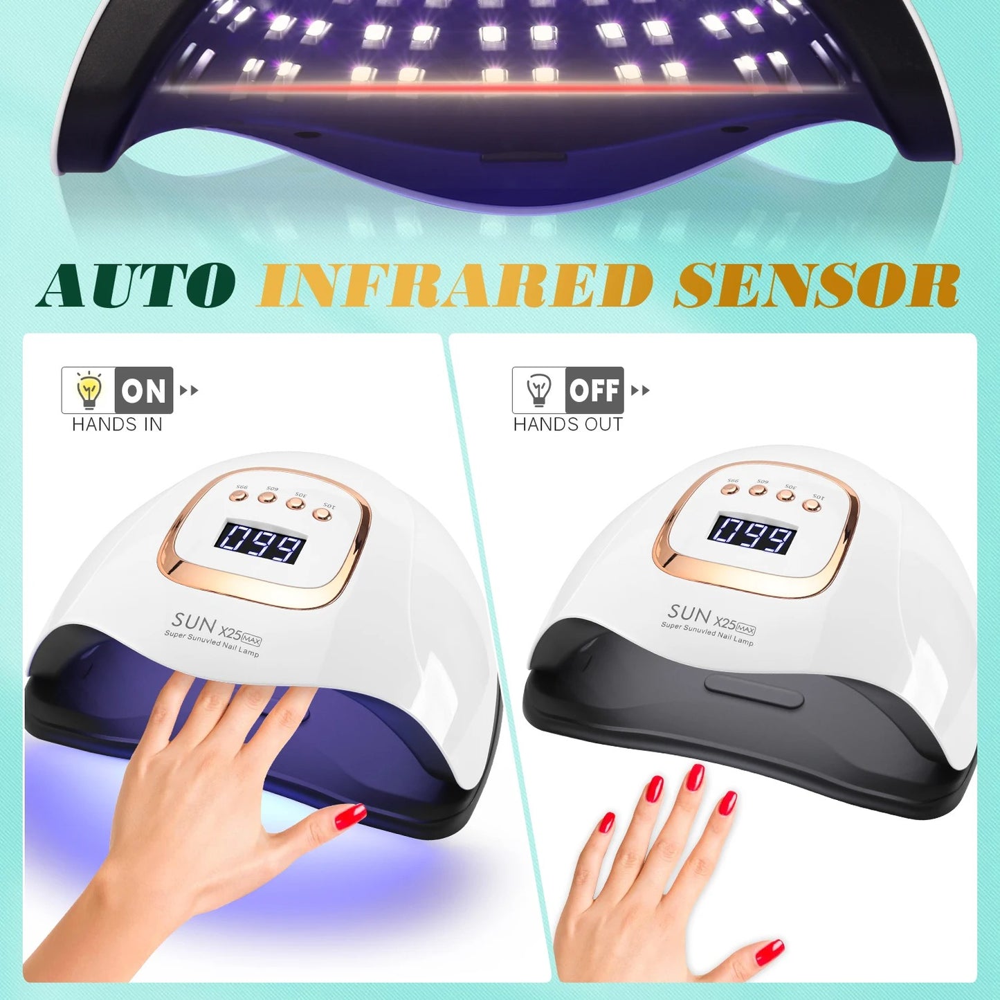 AVP PASSION: UV LED Lamp for Fast Gel Drying & Curing