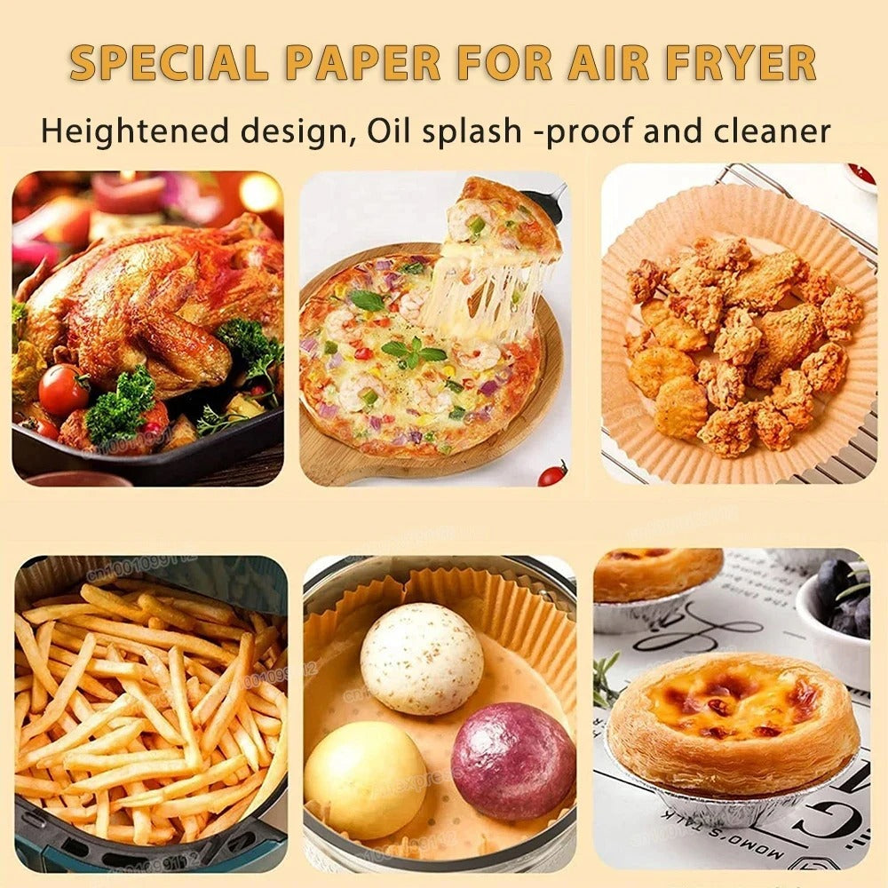 AVP PASSION: 50/100pcs Air Fryer Disposable Non-Stick Paper Liners