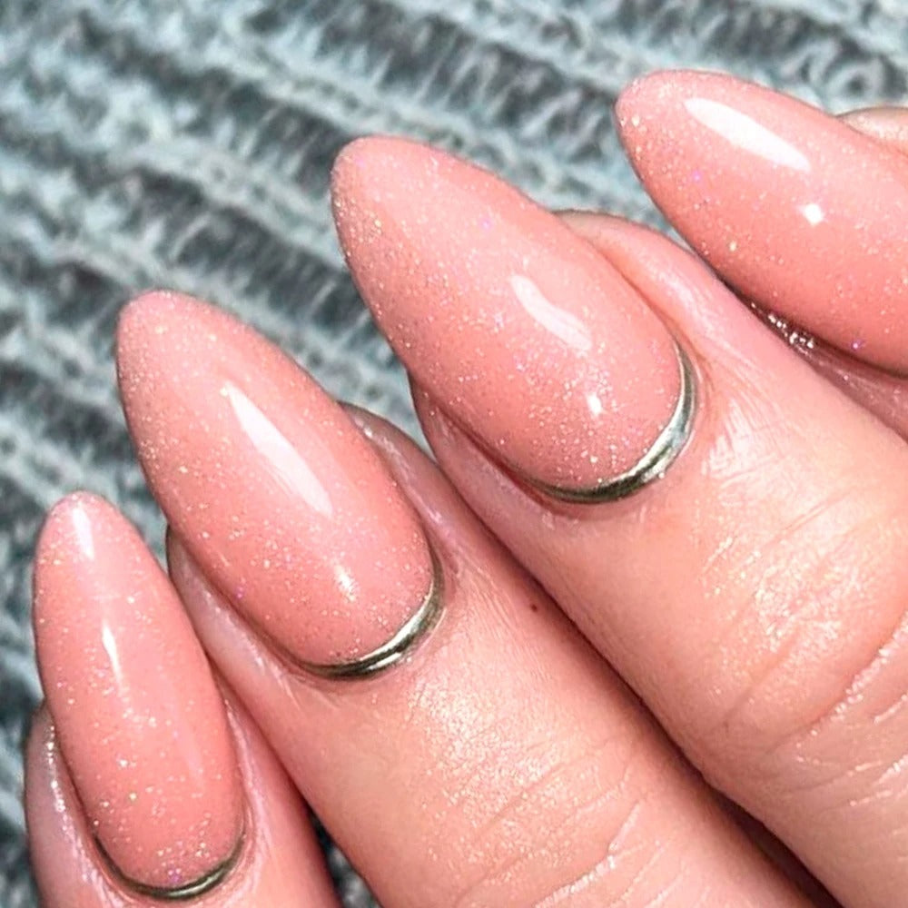 AVP PASSION: Diamond No-Wipe UV Glitter Top Coat Gel Polish (15ML)
