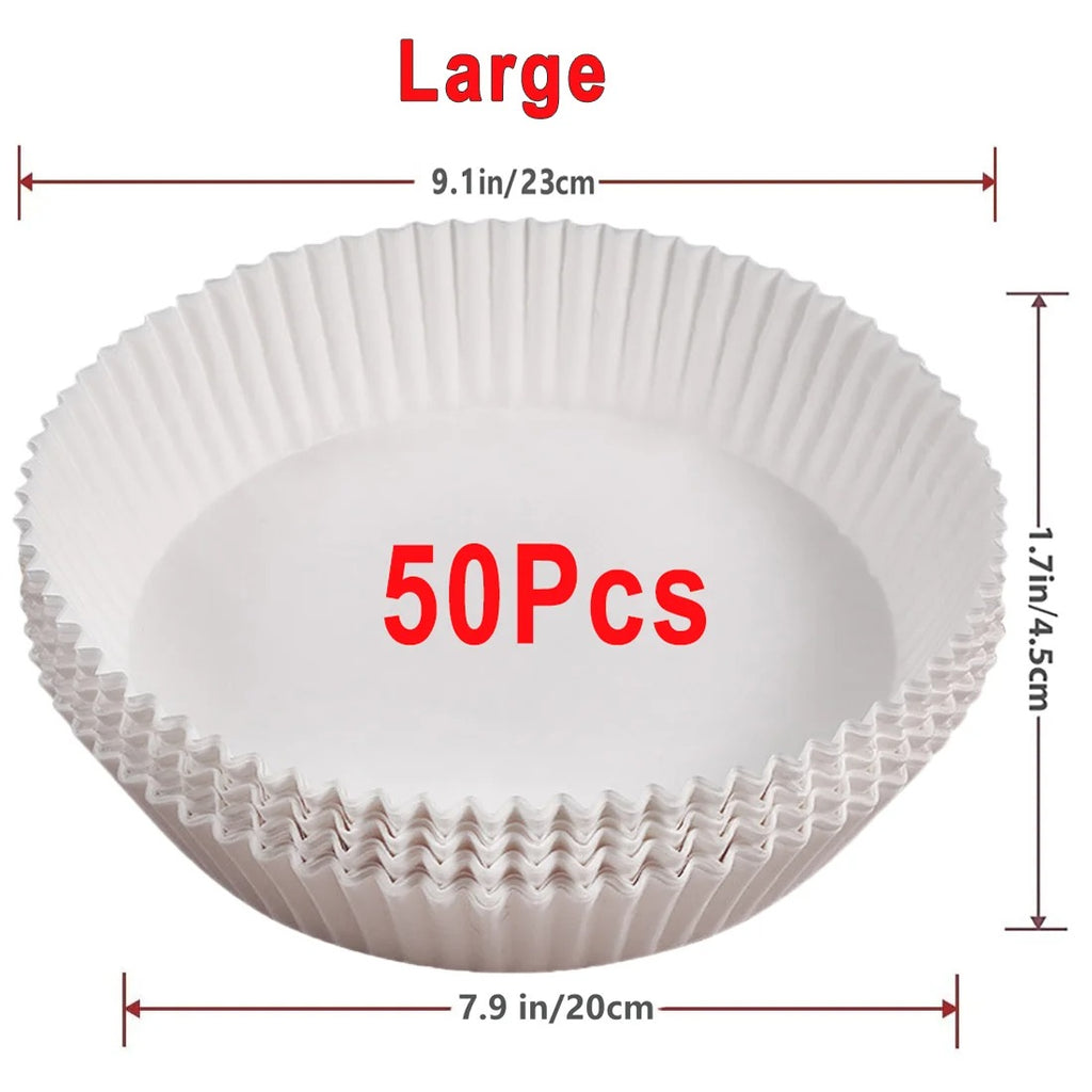 AVP PASSION: 50/100pcs Air Fryer Disposable Non-Stick Paper Liners