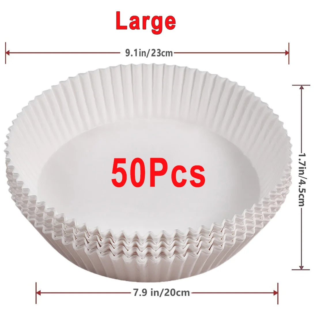 AVP PASSION: 50/100pcs Air Fryer Disposable Non-Stick Paper Liners