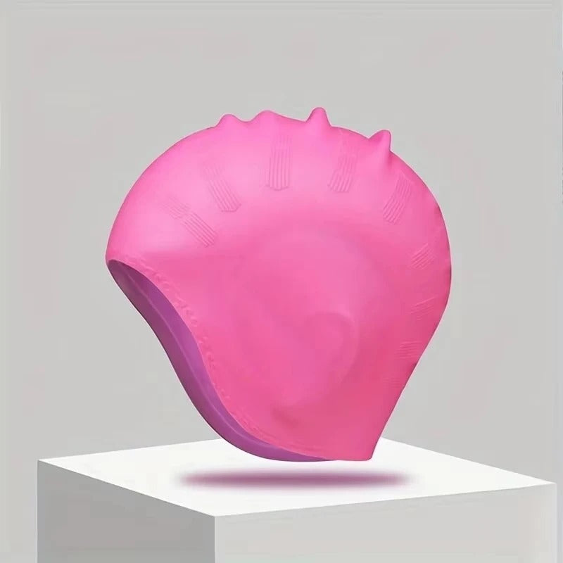 AVP PASSION: Silicone Swim Cap – Waterproof & Ear-Protective