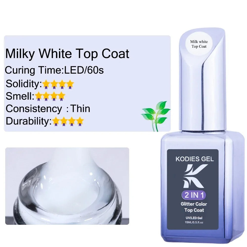 AVP PASSION: Titanium No-Wipe Super Shine UV Gel Top Coat