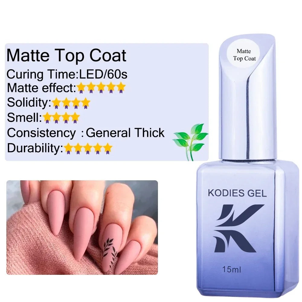 AVP PASSION: Titanium No-Wipe Super Shine UV Gel Top Coat