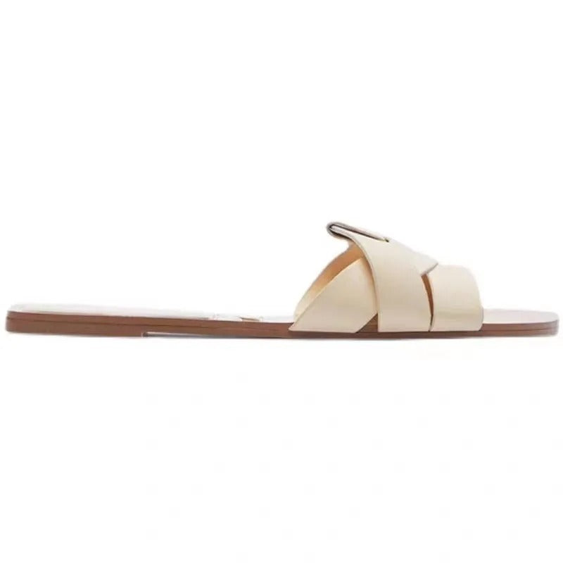 AVP PASSION: Elegant Flat Fish Mouth Slippers