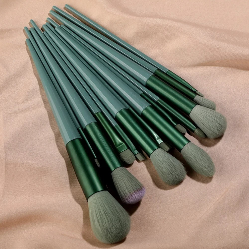 AVP PASSION : Kit de pinceaux de maquillage professionnels 13 pièces