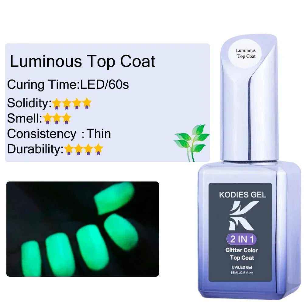 AVP PASSION: Titanium No-Wipe Super Shine UV Gel Top Coat