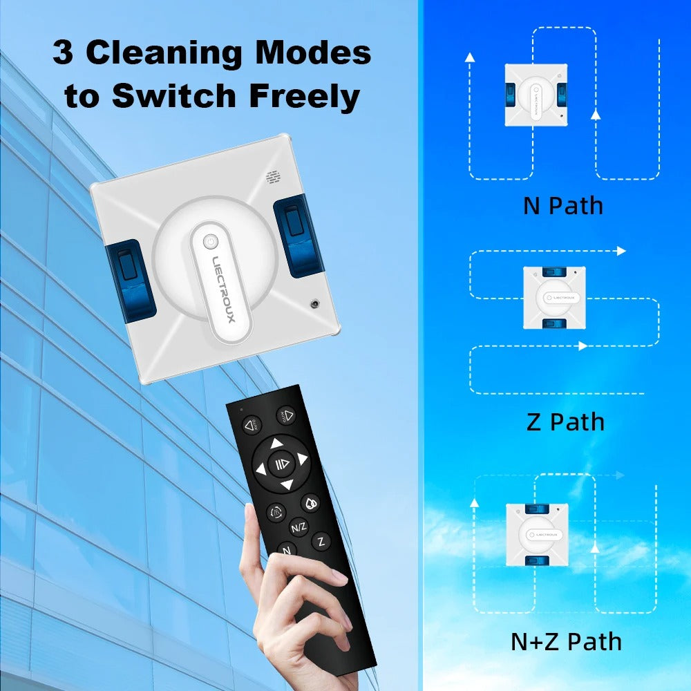 AVP PASSION: Liectroux Window Cleaning Robot with Dual Spray