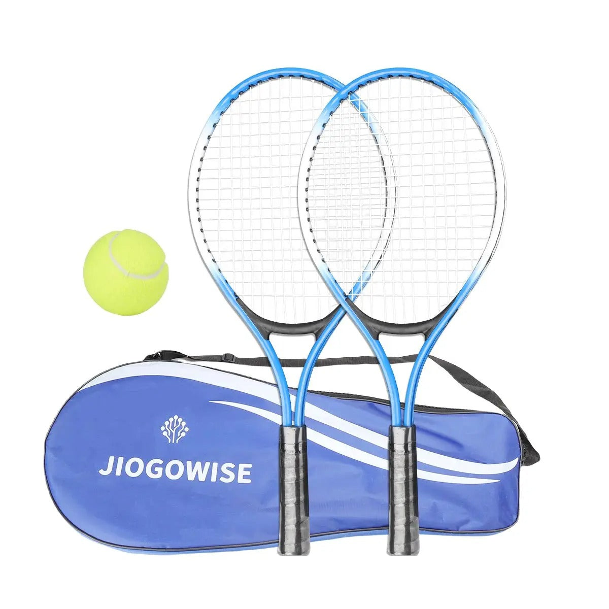 AVP PASSION: Juego de raquetas de tenis para principiantes (2 piezas + bolsa + pelota)