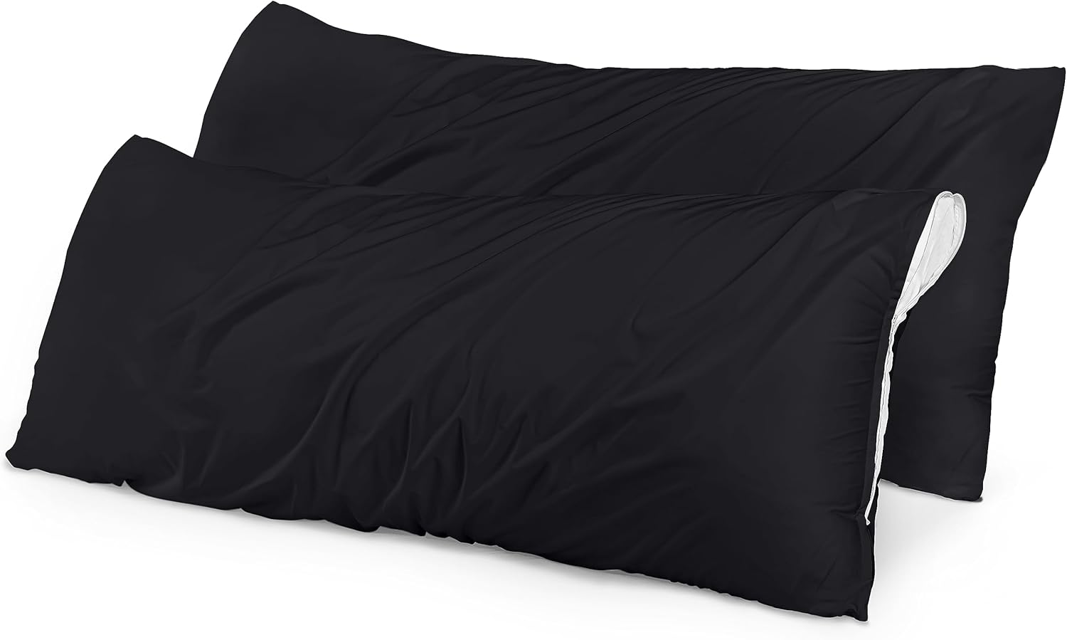 Lot de 2 Protège-Oreillers Imperméables avec Fermeture Éclair (50x70 cm)