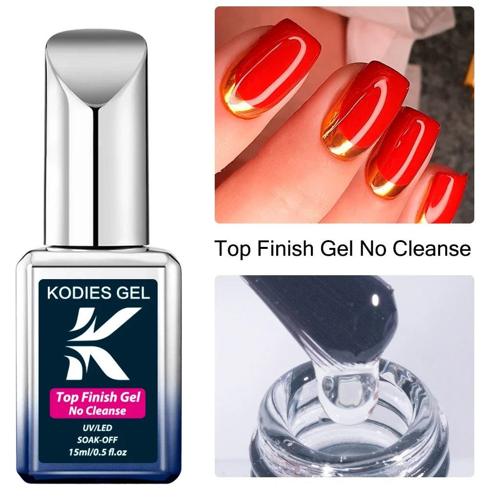 AVP PASSION: Titanium No-Wipe Super Shine UV Gel Top Coat