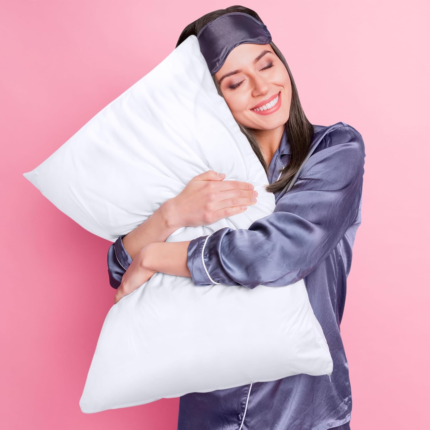 Lot de 2 Protège-Oreillers Imperméables avec Fermeture Éclair (50x70 cm)