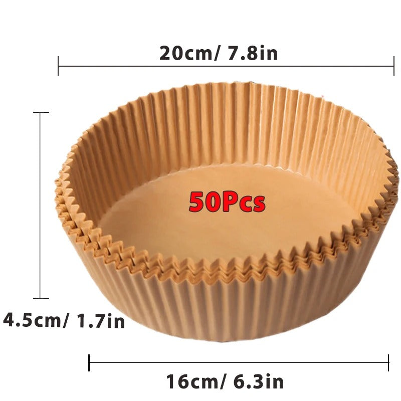 AVP PASSION: 50/100pcs Air Fryer Disposable Non-Stick Paper Liners