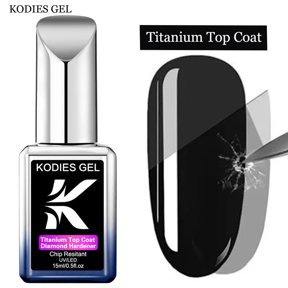 AVP PASSION: Titanium No-Wipe Super Shine UV Gel Top Coat