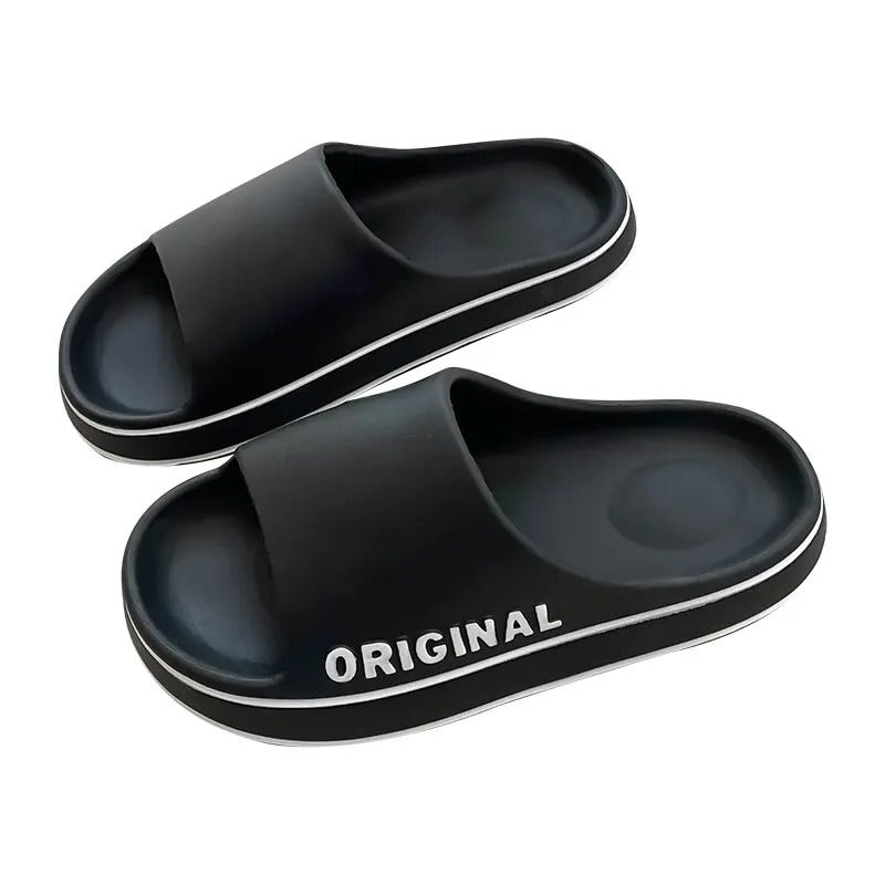AVP PASSION: Anti-Slip Letter Print EVA Slides