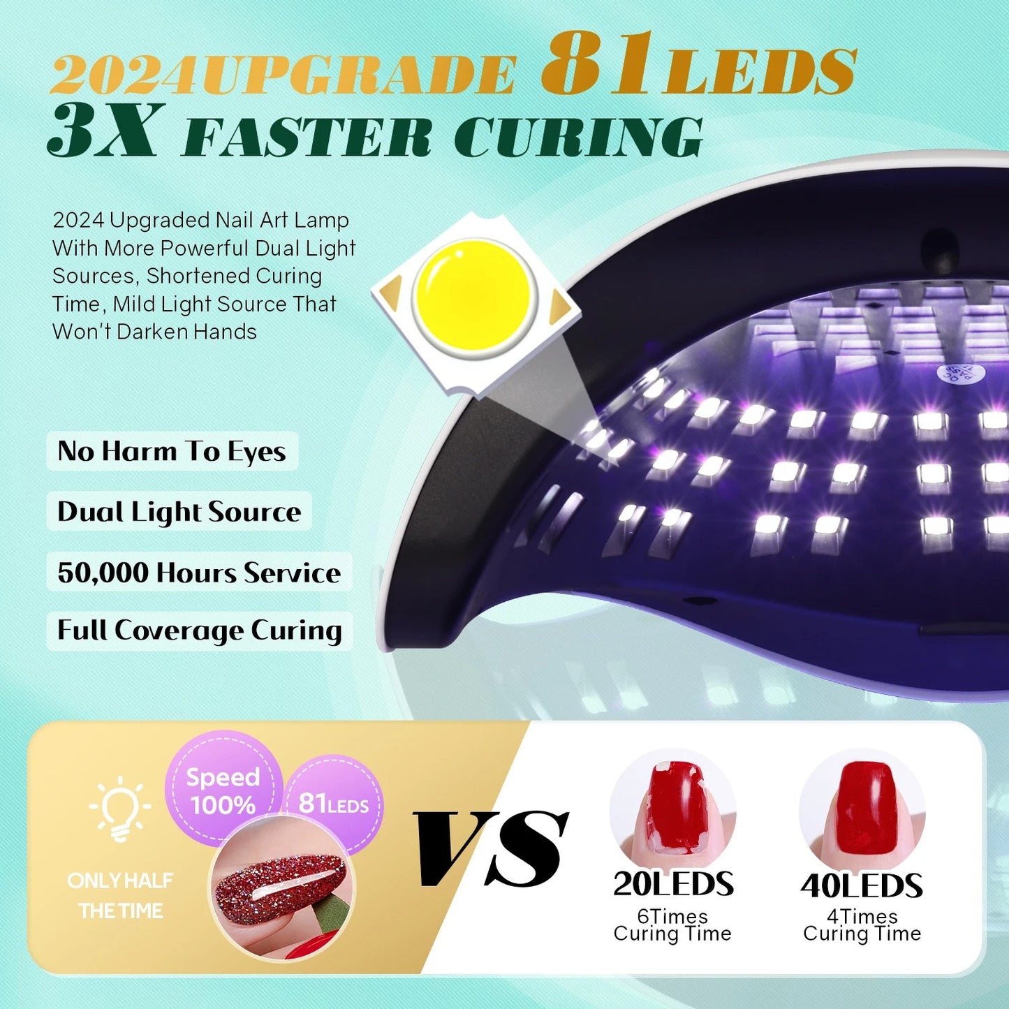 AVP PASSION: UV LED Lamp for Fast Gel Drying & Curing
