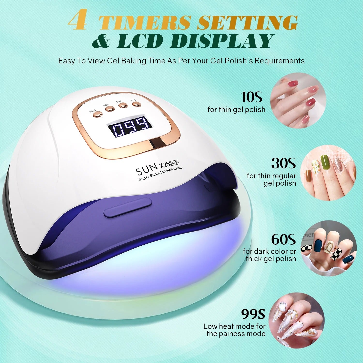 AVP PASSION: UV LED Lamp for Fast Gel Drying & Curing
