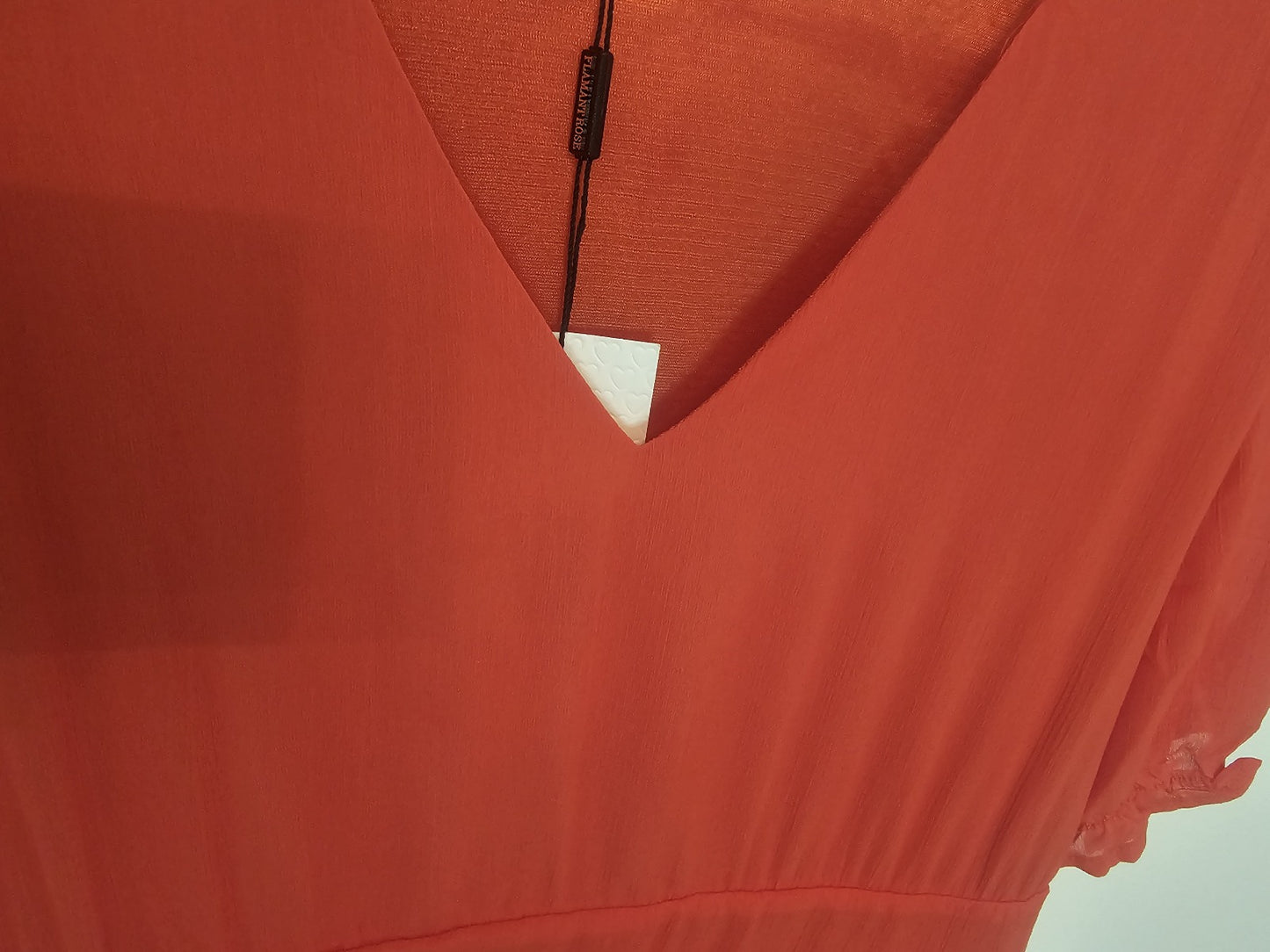 Robe Orange Longue à Volants Look Bohème Chic Été 2025 pour Femme Style Élégant et Tendance