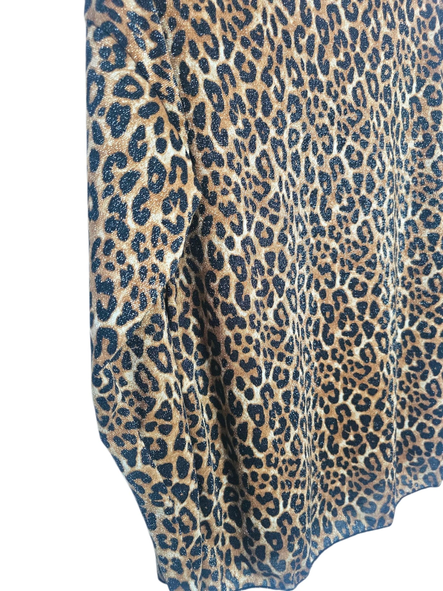 Blouse Femme Léopard – Manches 3/4, Col V, Style Casual & Chic