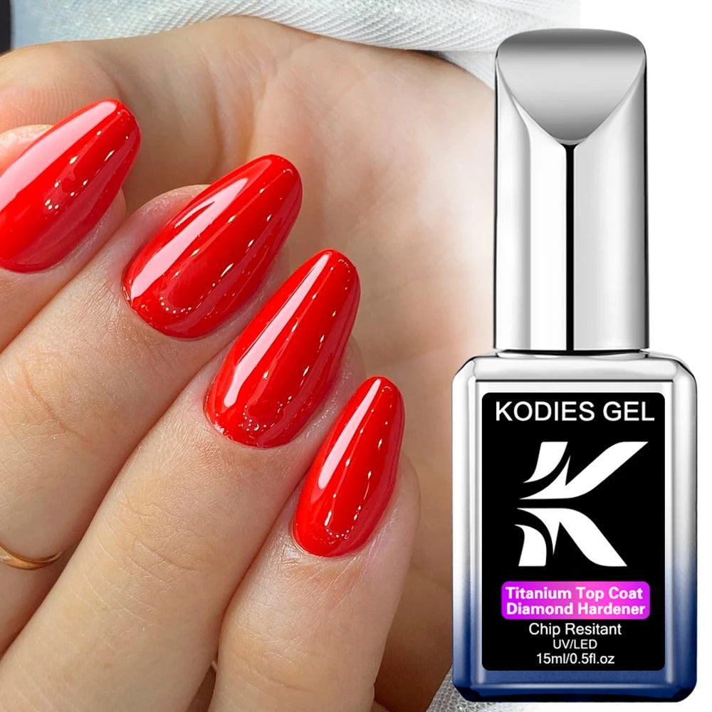 AVP PASSION: Titanium No-Wipe Super Shine UV Gel Top Coat