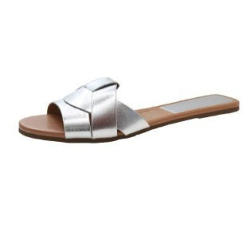 AVP PASSION: Elegant Flat Fish Mouth Slippers