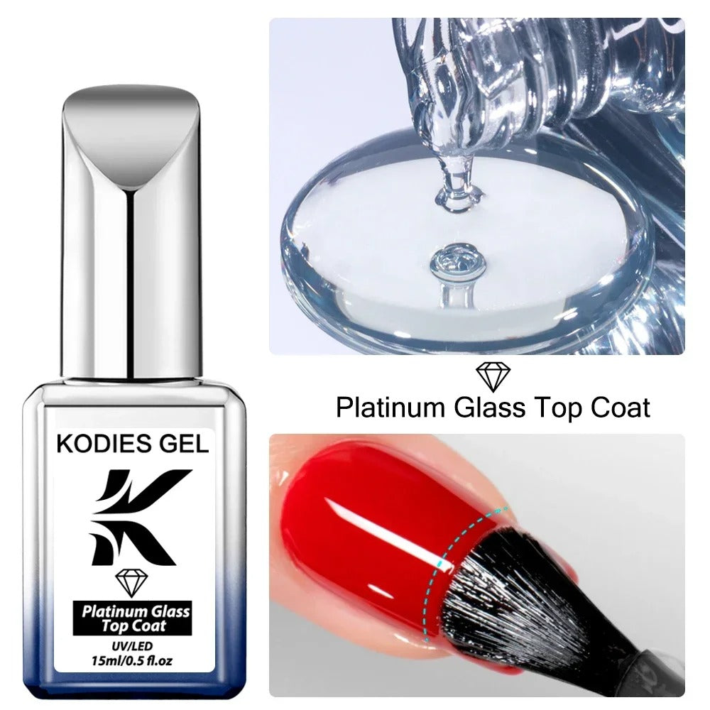 AVP PASSION: Titanium No-Wipe Super Shine UV Gel Top Coat