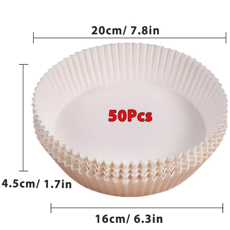 AVP PASSION: 50/100pcs Air Fryer Disposable Non-Stick Paper Liners