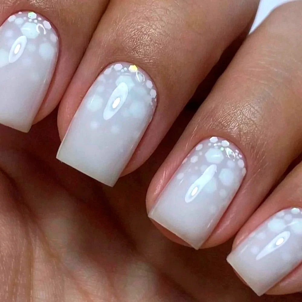 AVP PASSION: Milky White No-Wipe UV Top Coat Gel Polish (15ML)