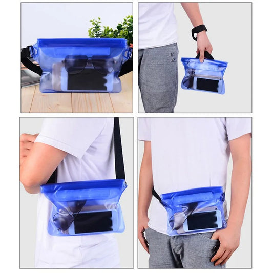 AVP PASSION: Bolsa impermeable de cintura y hombro para natación, buceo, esquí y aventuras en la playa