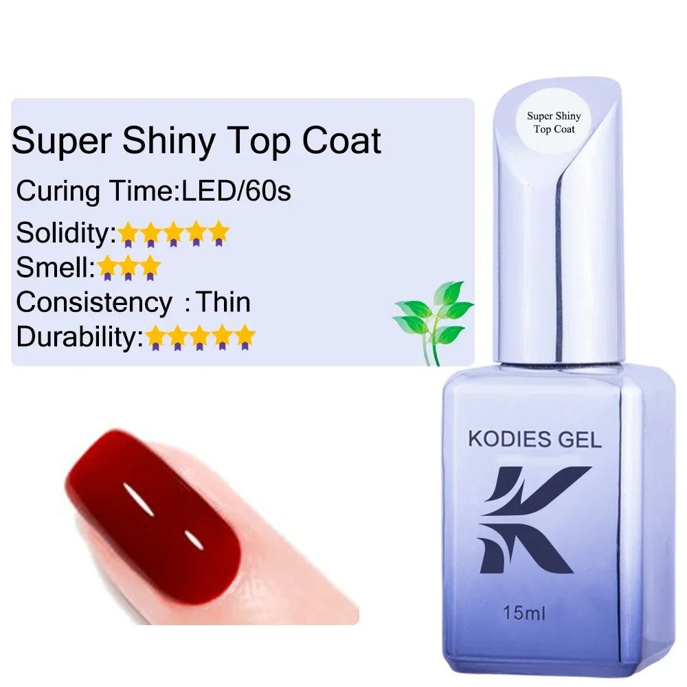 AVP PASSION: Titanium No-Wipe Super Shine UV Gel Top Coat