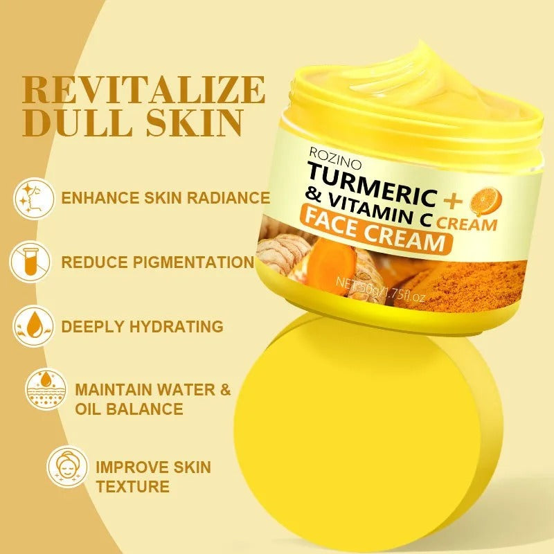 AVP PASSION : Crème visage anti-âge au curcuma et à la vitamine C